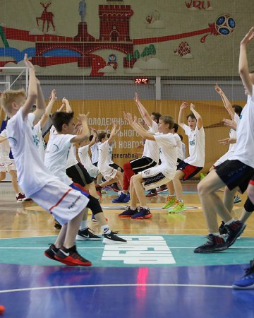 40 баскетболистов тренируются в лагере «Сибур. Поколение-НН»